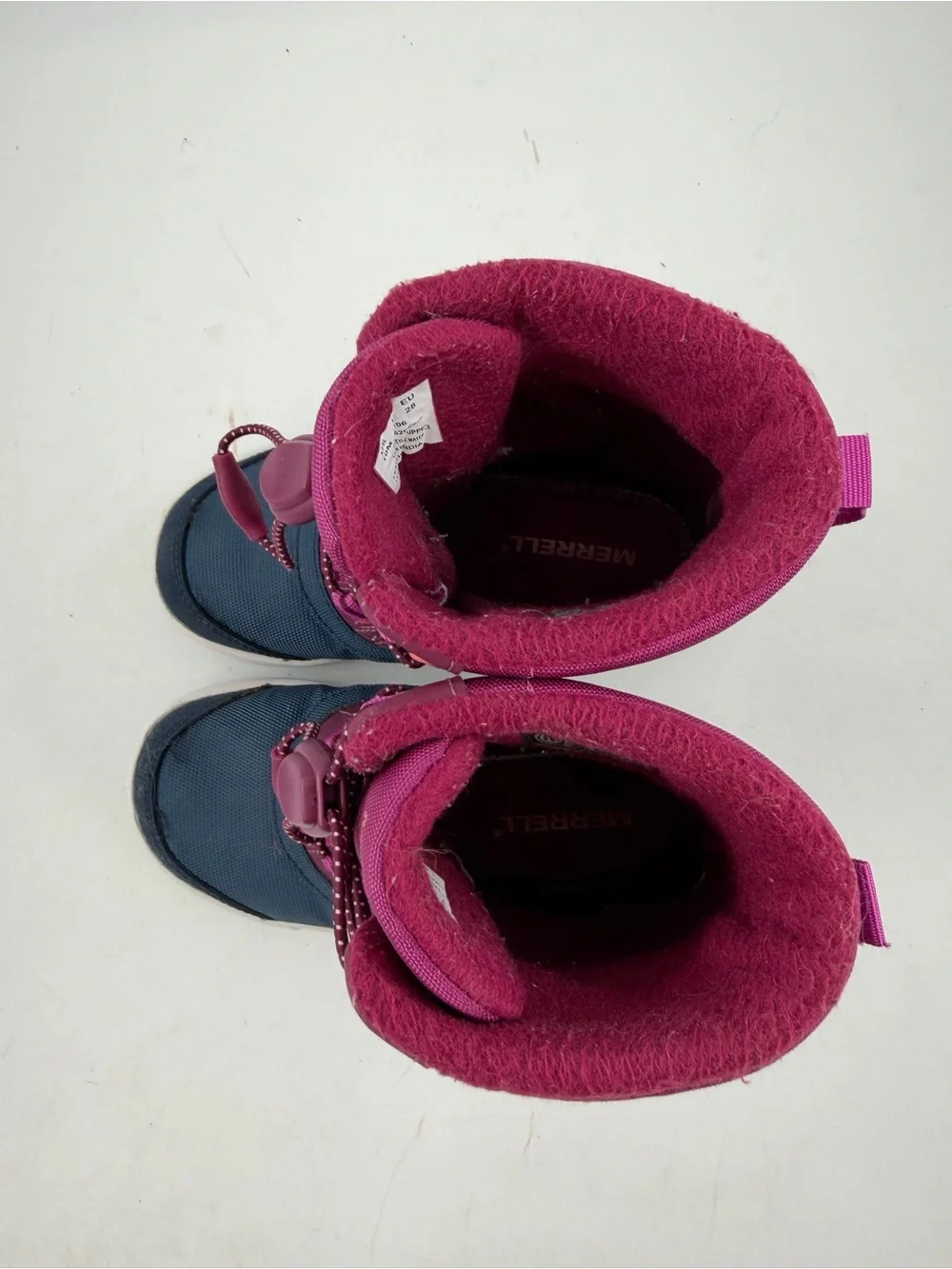 Merrell Unisex Snow Bank 2.0 -SZ 10 M- Waterproof Berry Navy Winter Boots